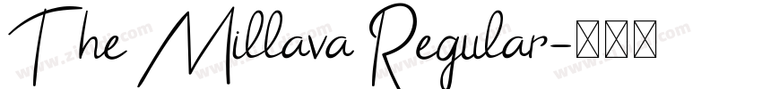The Millava Regular字体转换